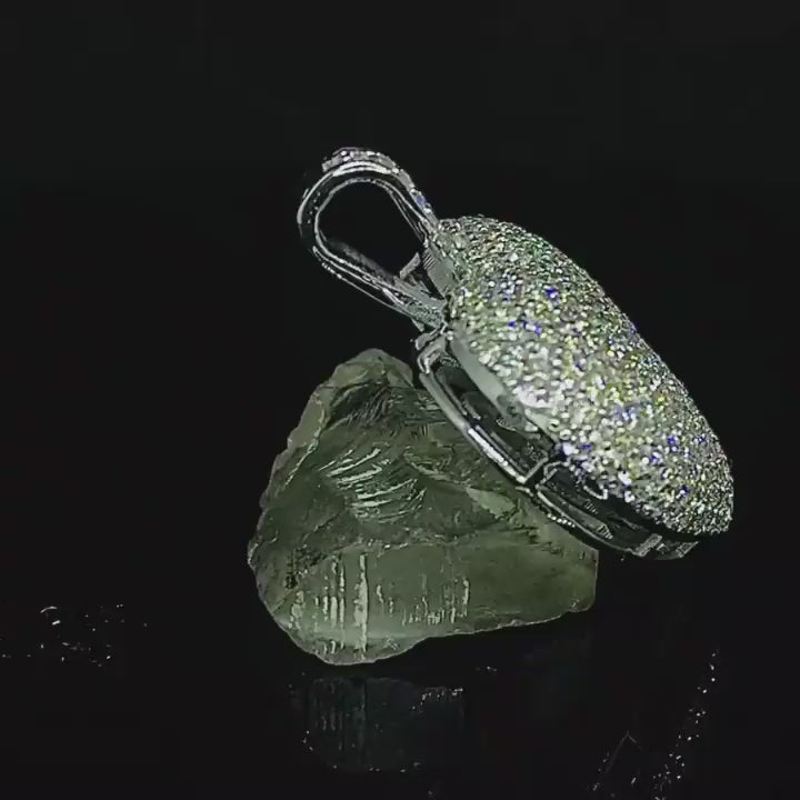 Checkered Heart Necklaces