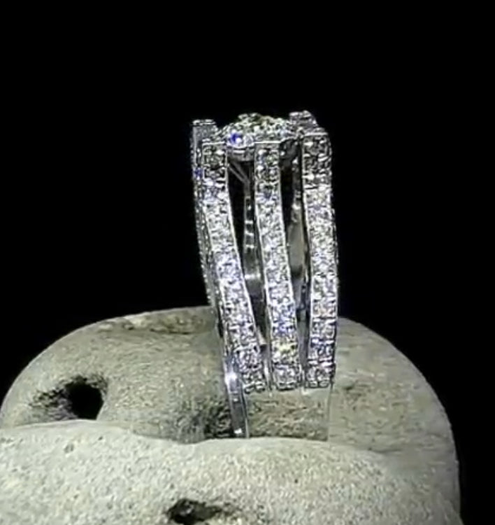 Pomegranate Diamond Ring
