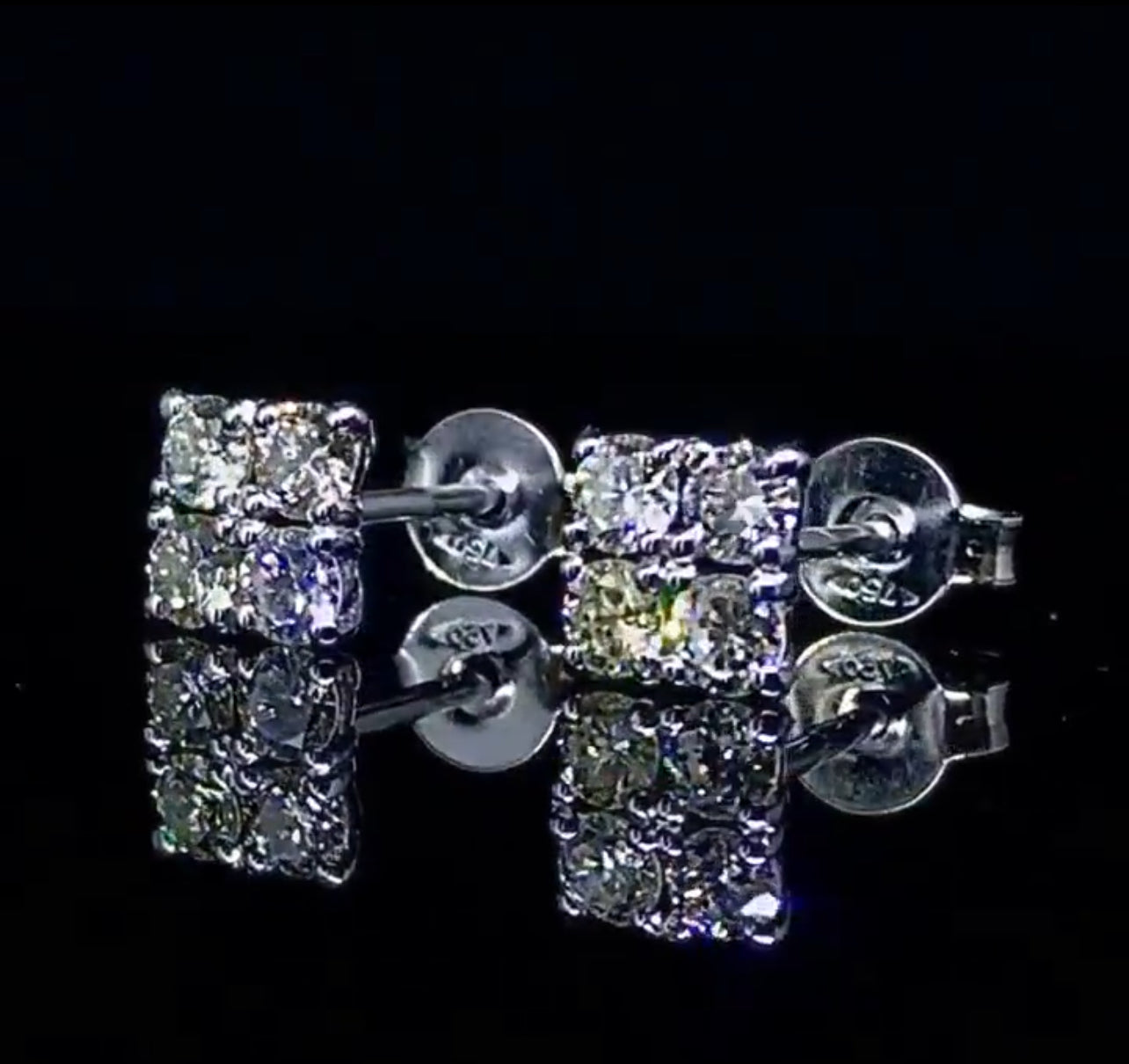 Diamond Quarter earrings