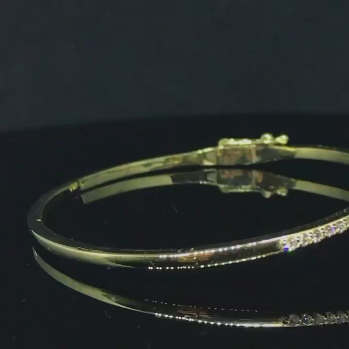 Gold Bracelet Checkered