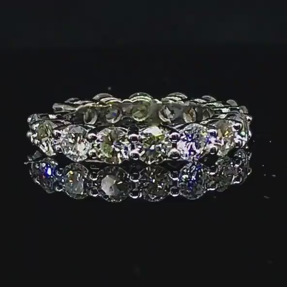 Silver Ring Full checkered Diamond