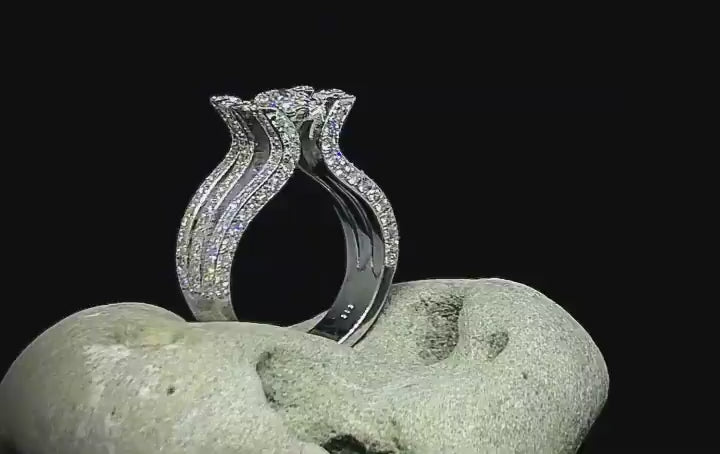 Pomegranate Diamond Ring