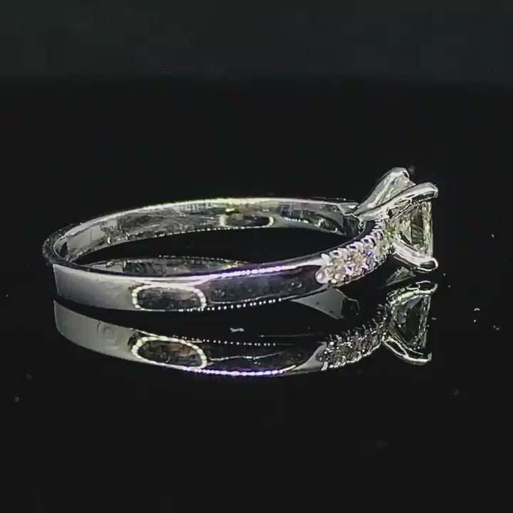 Silver Square Daimond