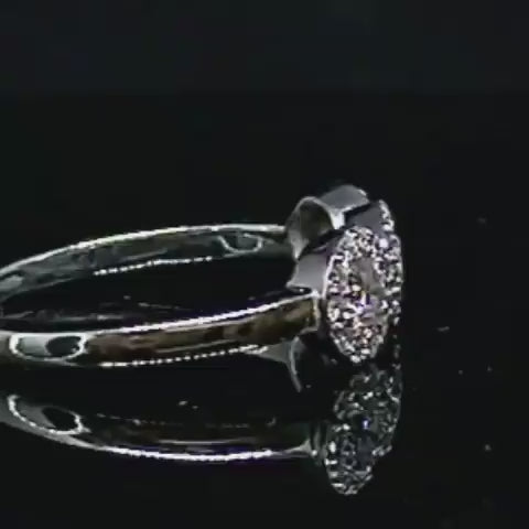 Silver Chromatic 3 Diamond Ring