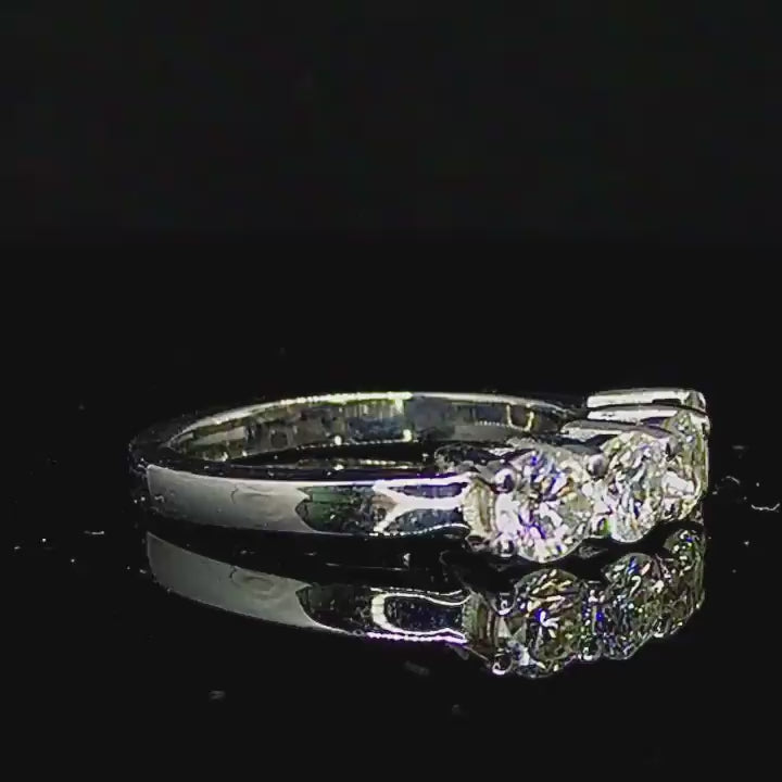 Quattro Diamonds Silver Ring