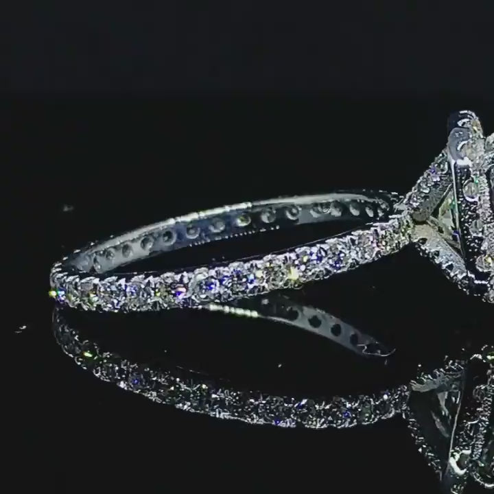 1.6 CTW - Silver Ring