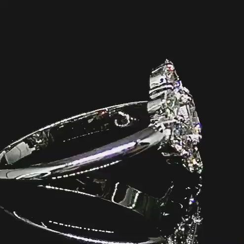 Silver Diamond Flower - 6 CTW
